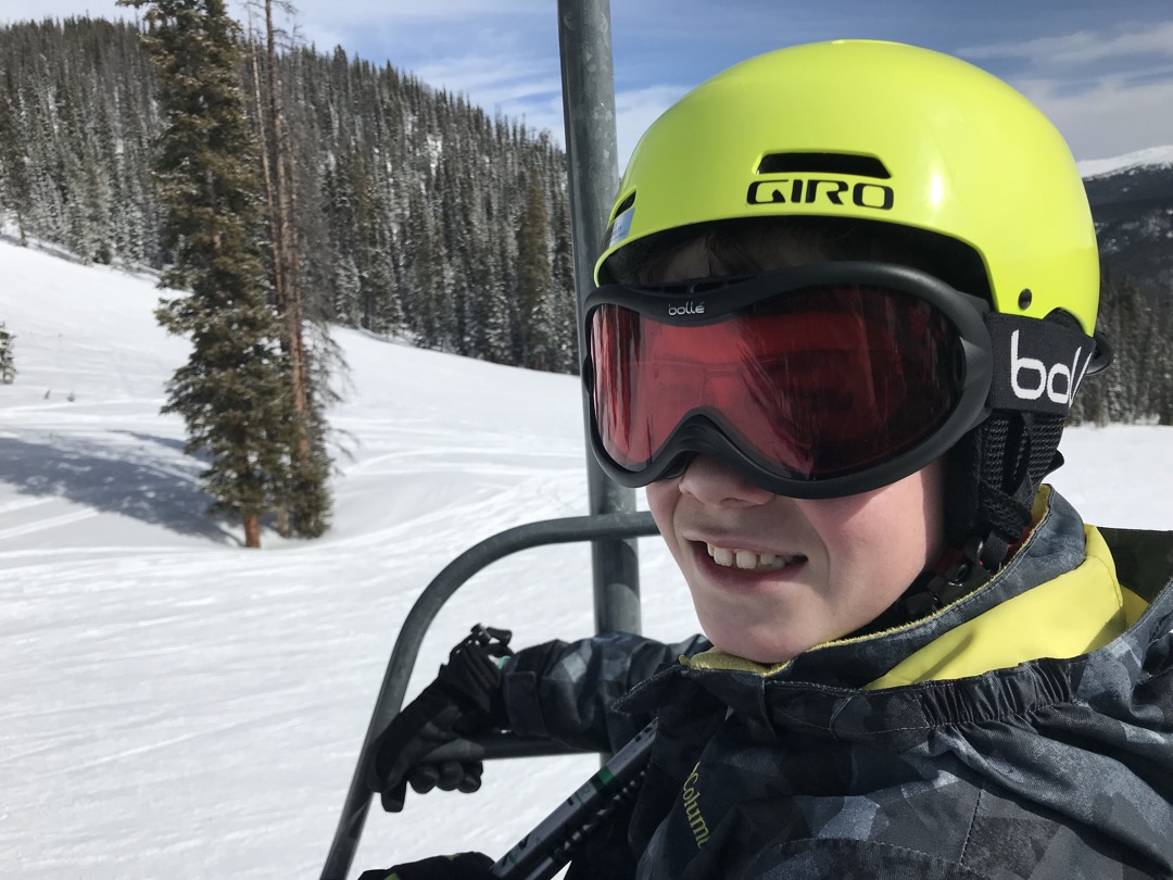 On the lift with Tim