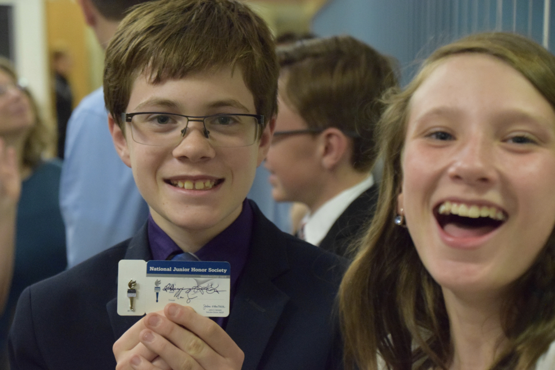 National Junior Honor Society inductee