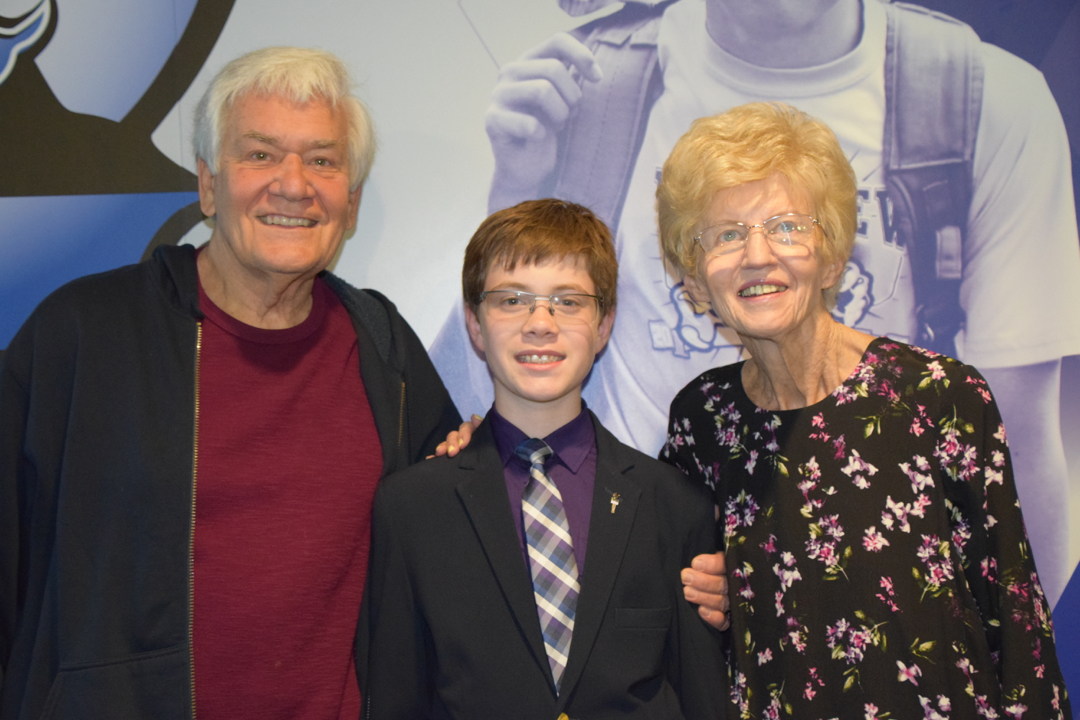Proud grandparents