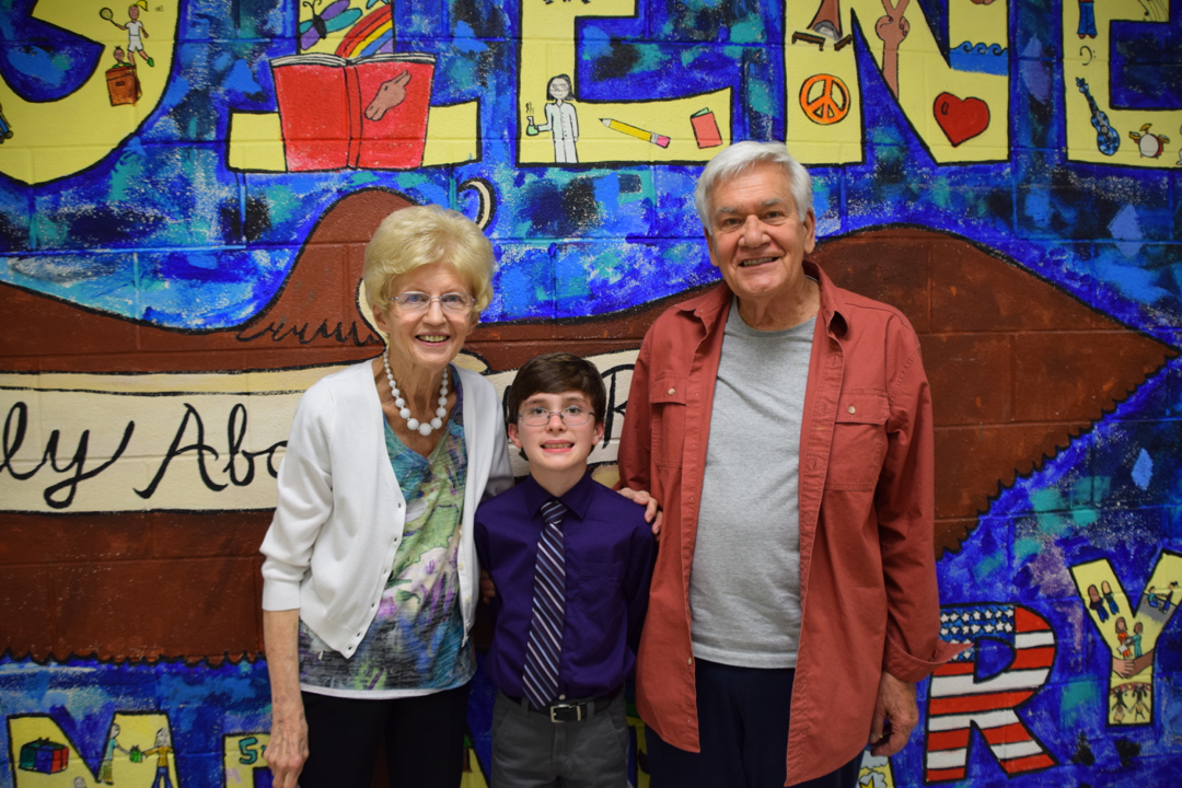 With Grandma and Grandpa
