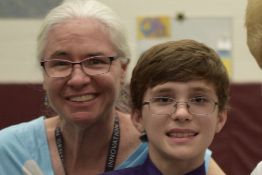 Mom and her 5th grader