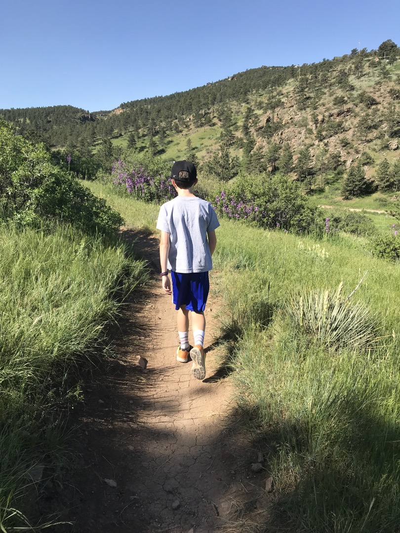 Out for a hike on Picture Rock Trail