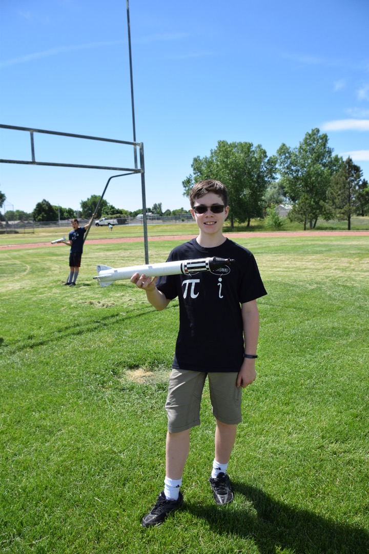 Tim and his 2nd rocket