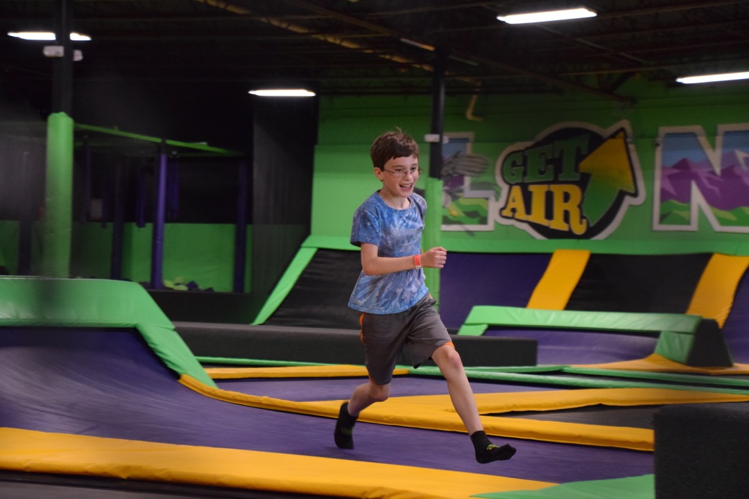 Trampoline birthday party