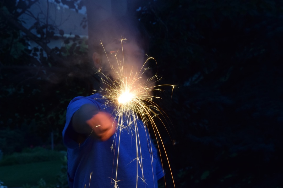 Sparkler sparks