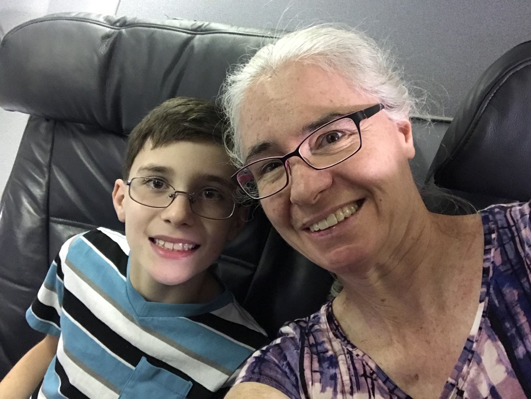 Upgraded on the way to vacation!