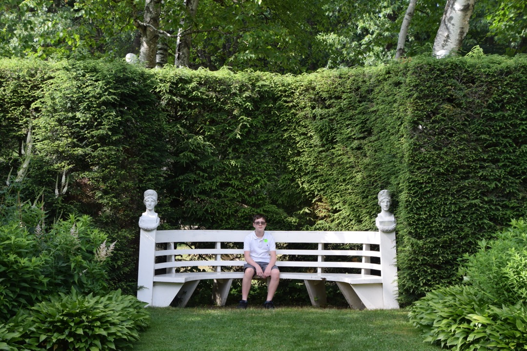 Tim in the garden
