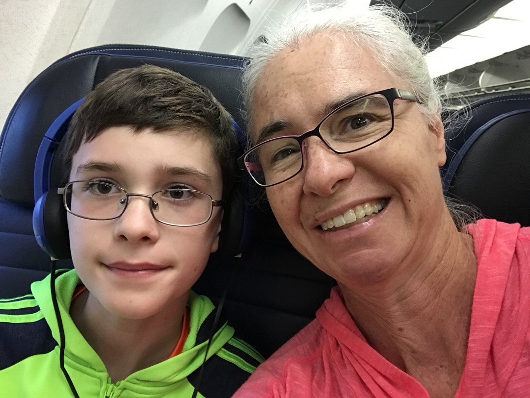 On our way home