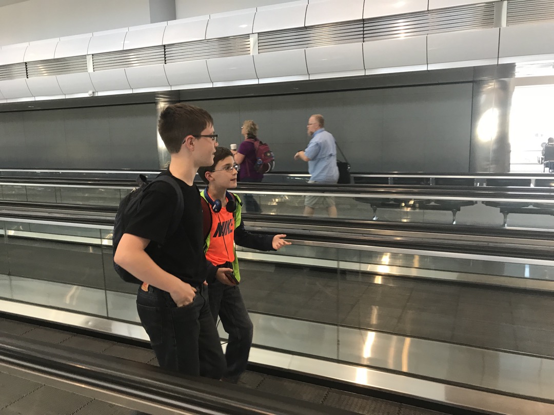 The experienced travelers