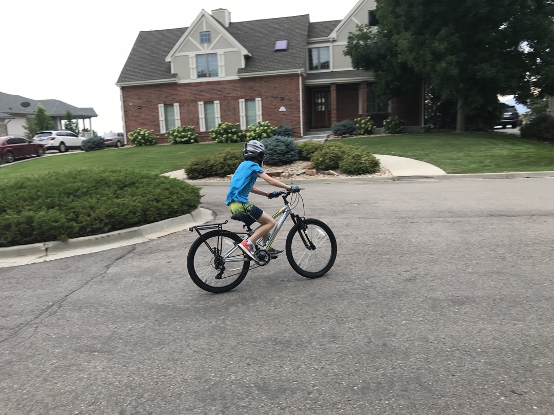 Ted's new bike