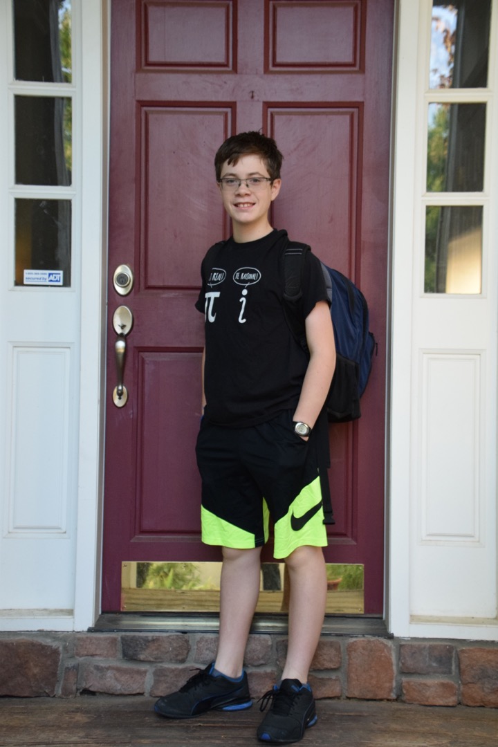 First day of 8th grade