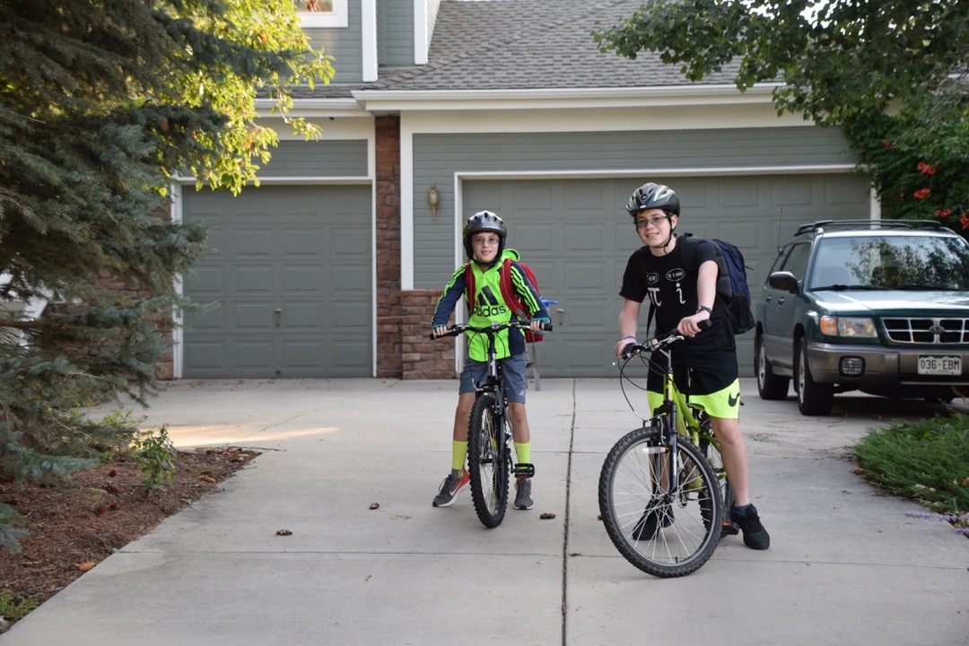 Riding together