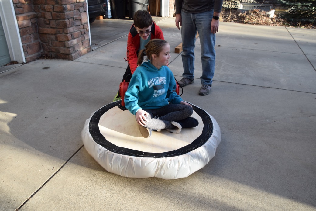 A hovercraft!