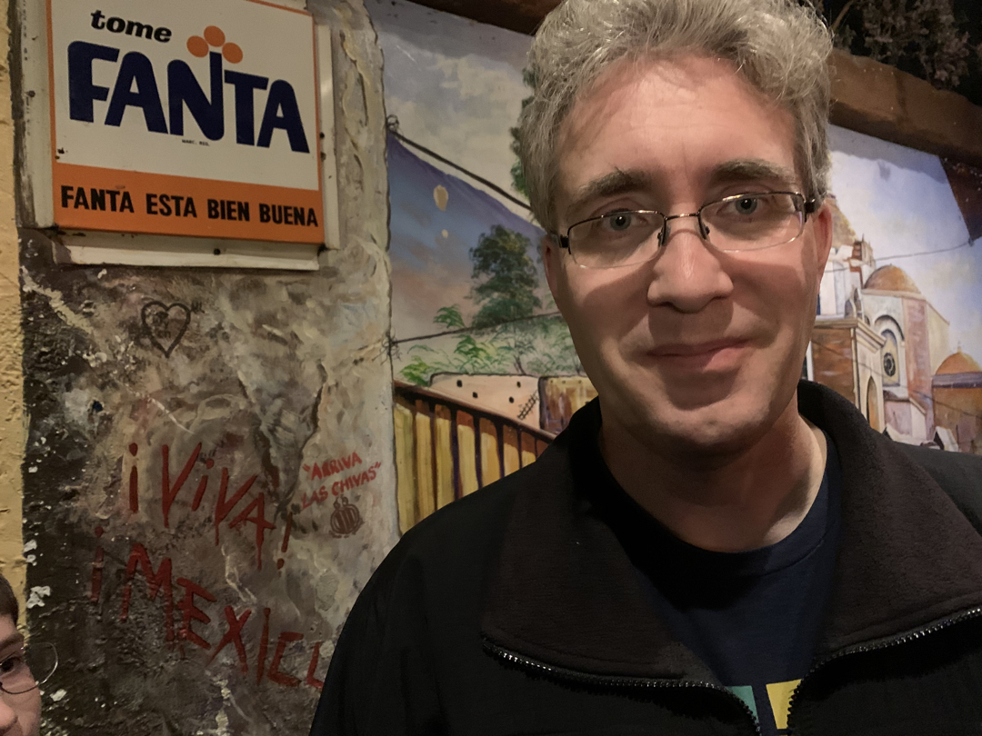 Waiting in line for food at Casa Bonita