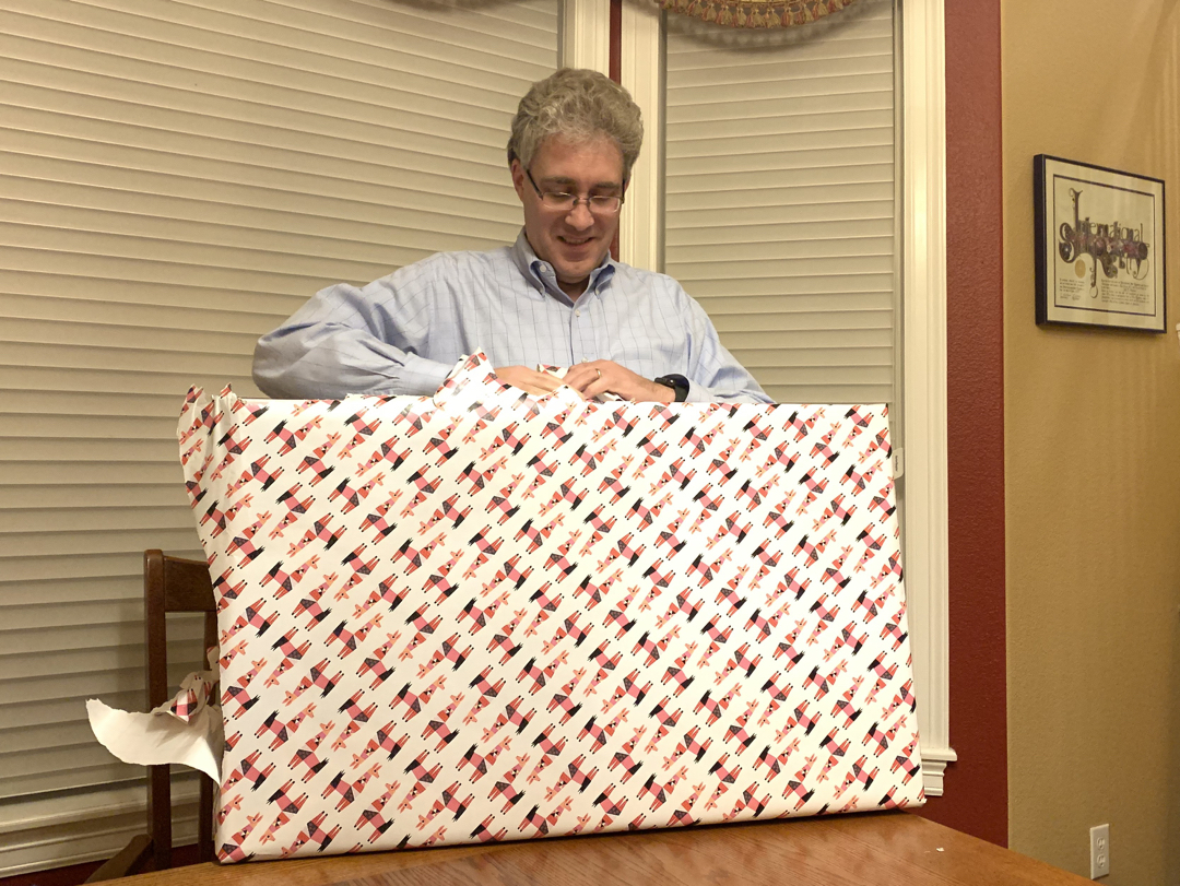Birthday present time