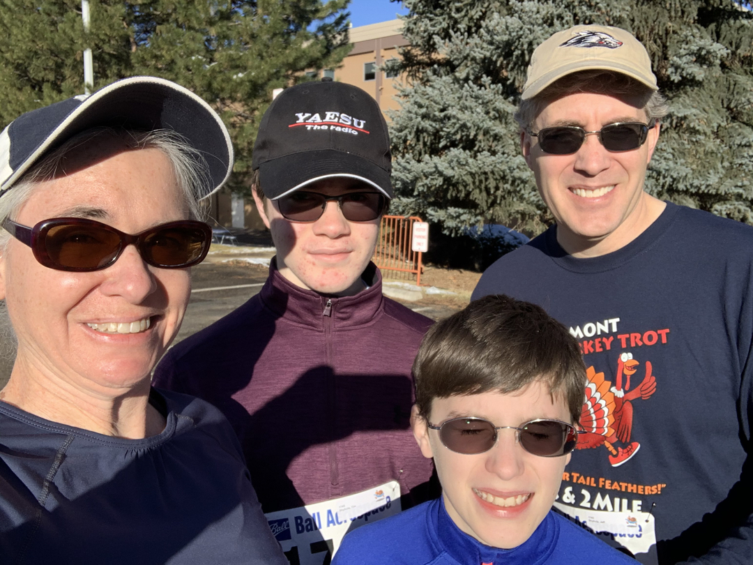 Ready to run the Ball Turkey Trot
