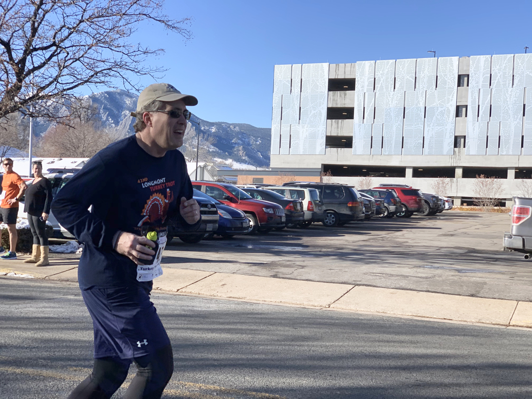 Jeff at the finish