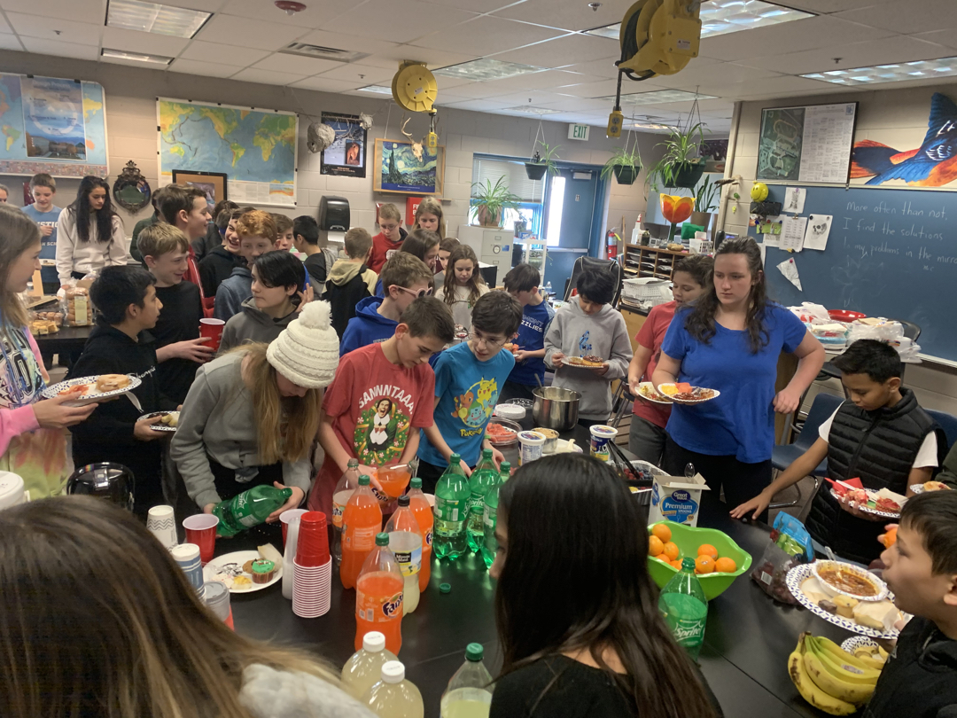 7th grade Silver holiday brunch