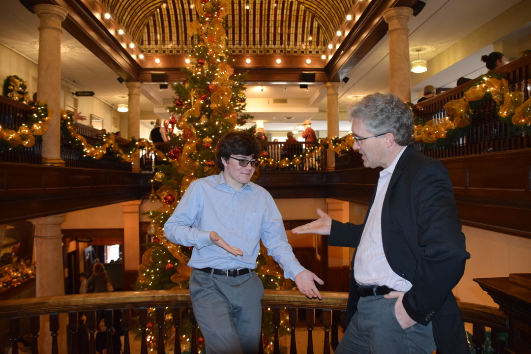 Sears models at Christmas lunch
