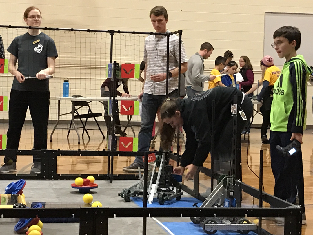 Ted's second robotics tournament
