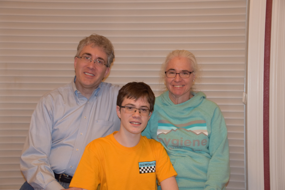 With Mom and Dad