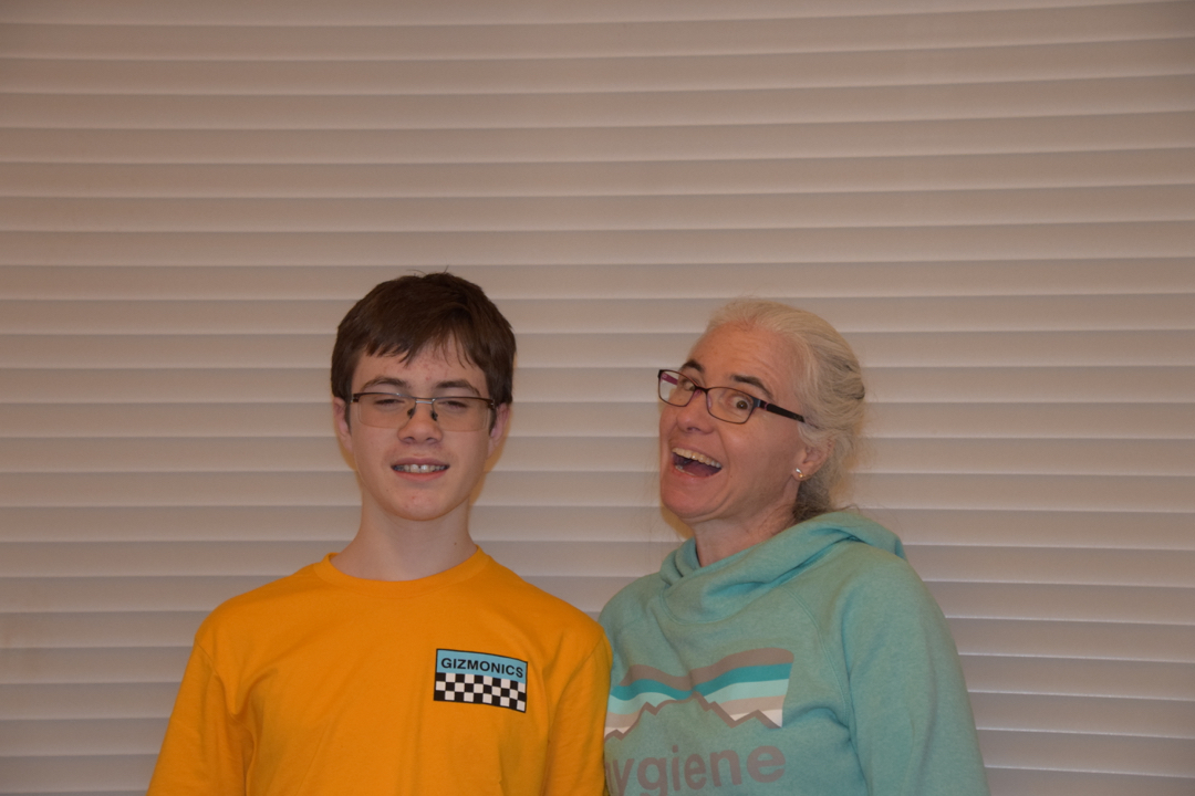 Mom still beats him at crazy
