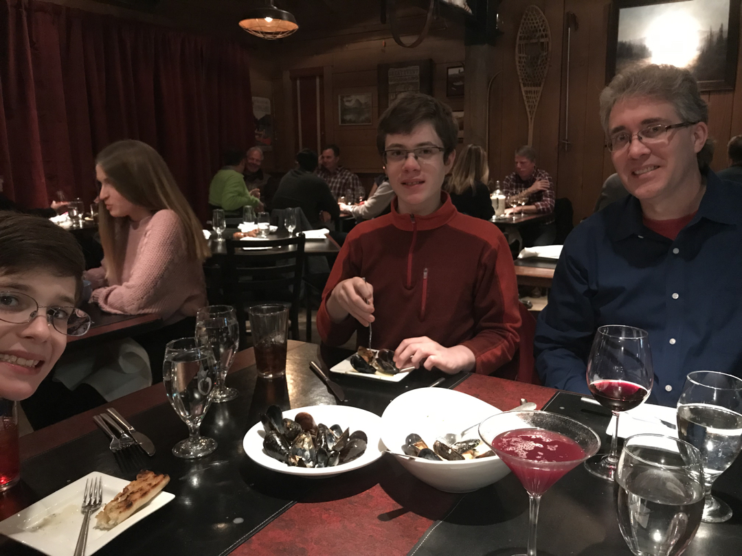 Yummy dinner at Tabernash Tavern