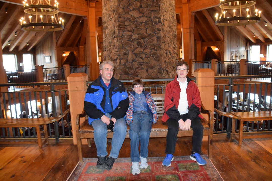 Above the dining room at Heck's