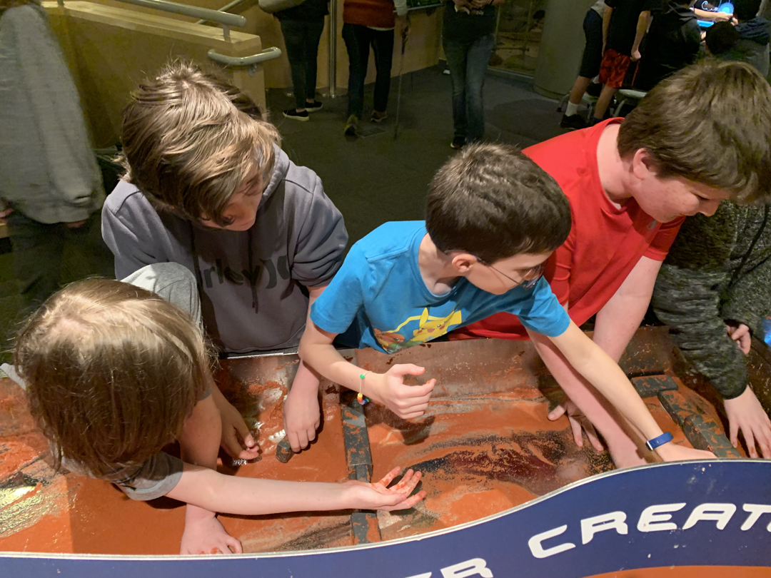 Ted and friends at the Denver Museum of Nature & Science