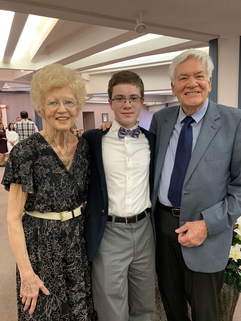Proud grandparents
