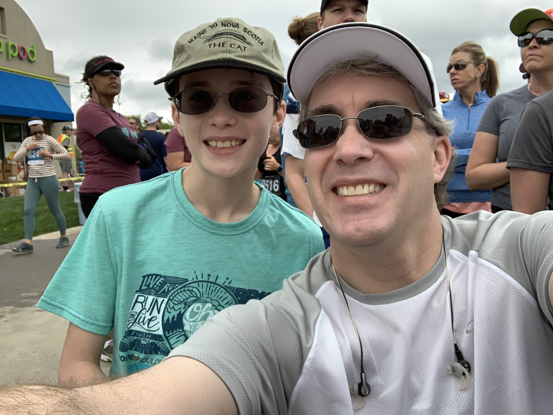 Pre-race selfie
