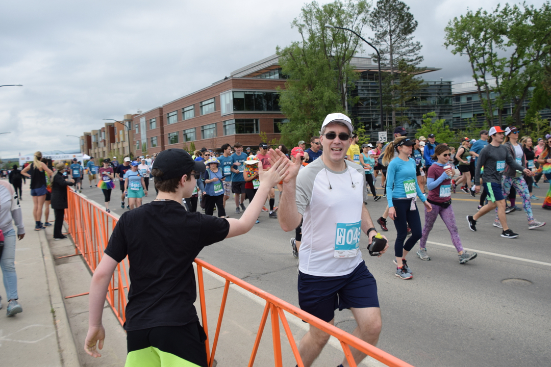 High five from Tim