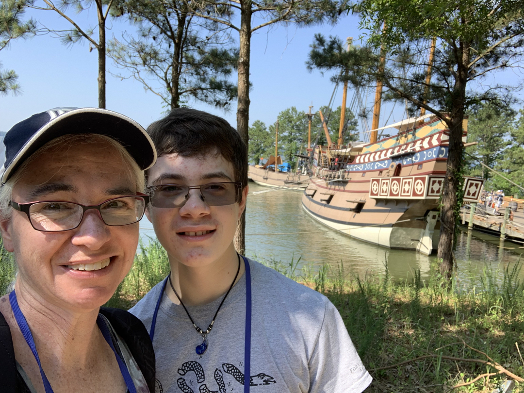 Selfie with the Susan Constant