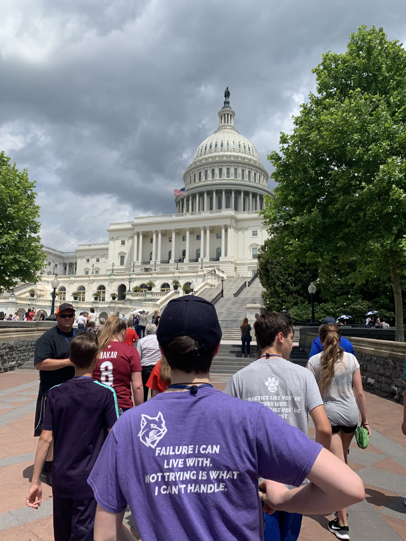 Heading in for the Capitol tour