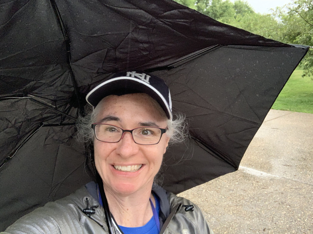 A little rain at the FDR memorial