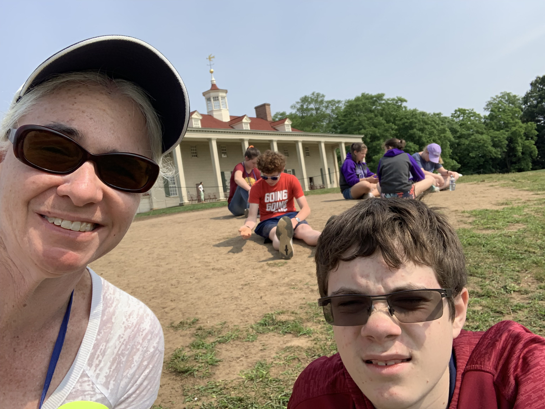 Mount Vernon selfie