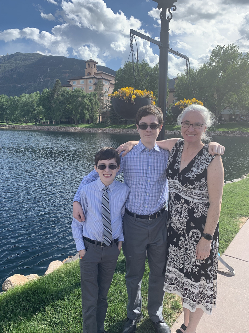 Mom and boys