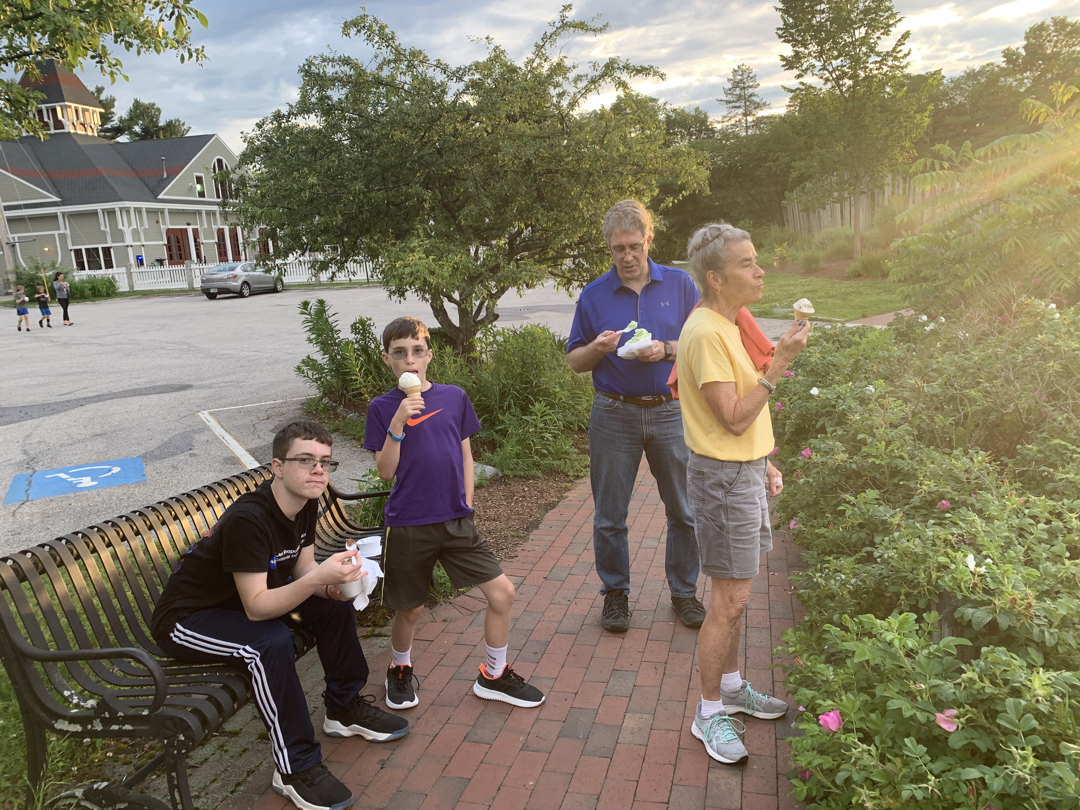 First stop at Memere's is always ice cream