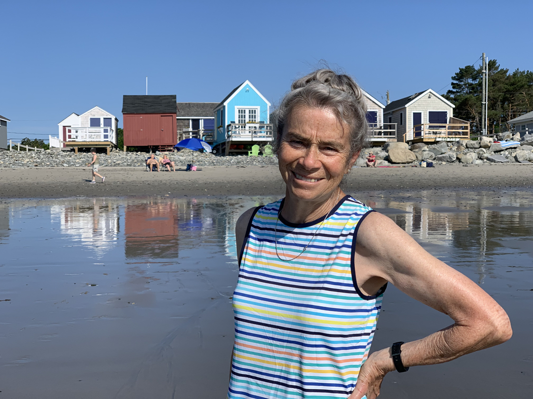 Memere at the beach