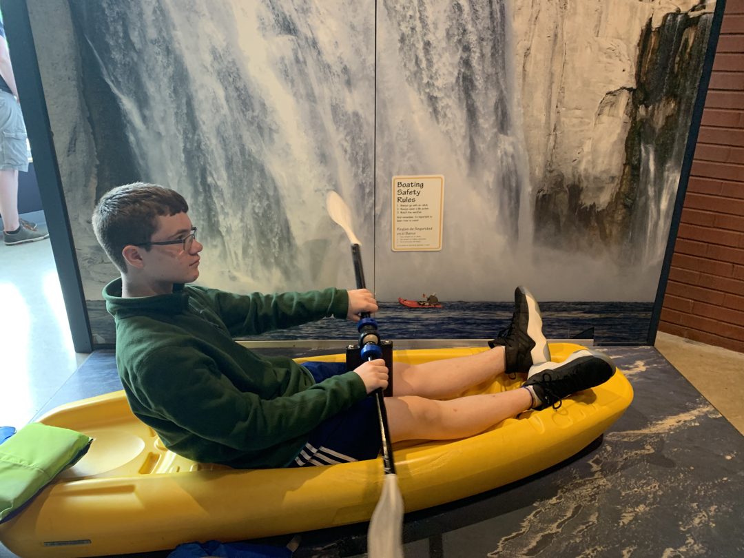 Sorta fits in the kayak