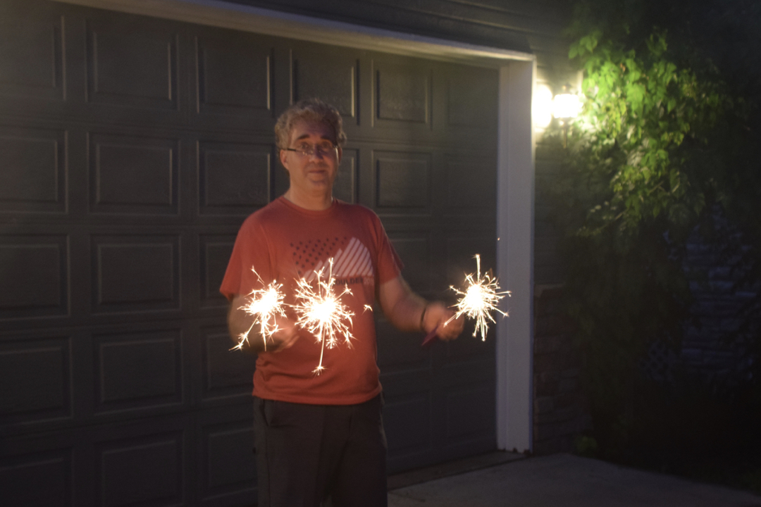 Dad's a triple threat