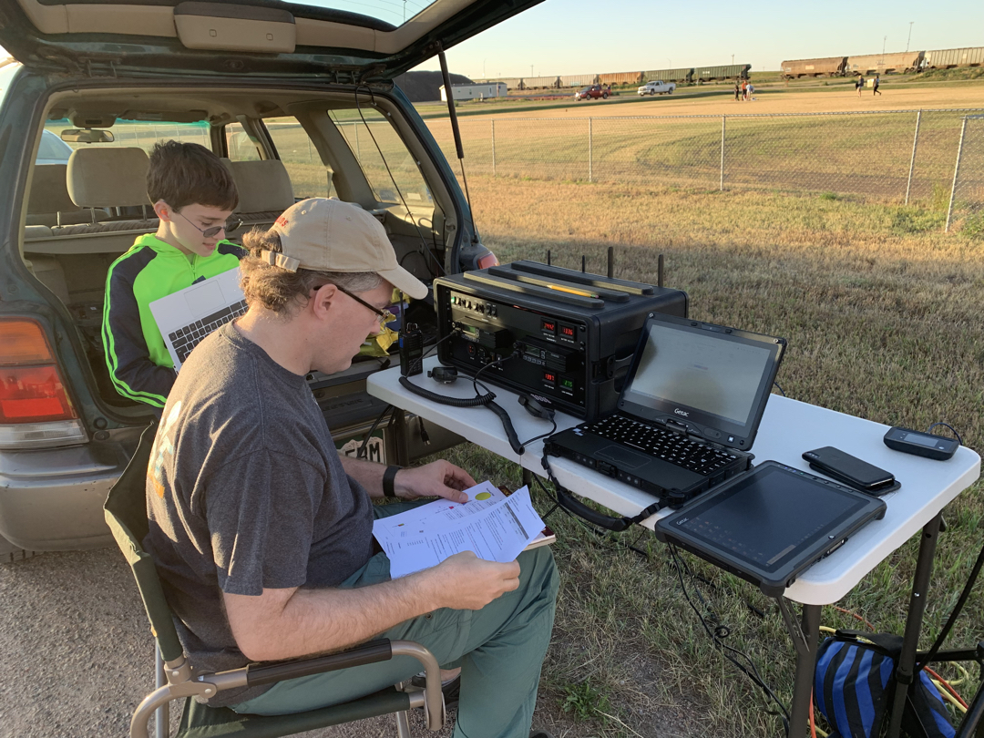 Ground station for the Ball intern balloon launch