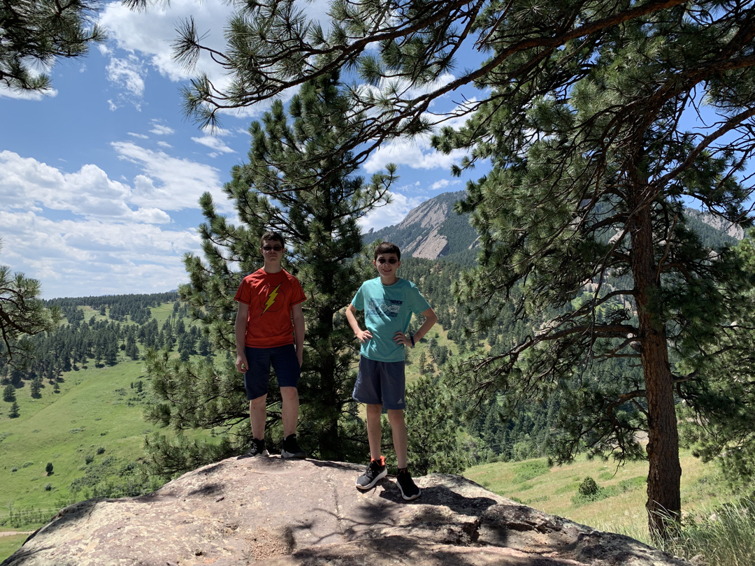 Scenic rock at NCAR in Boulder