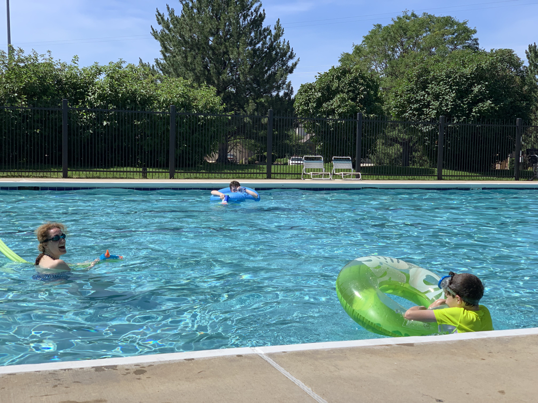Pool day with Jen