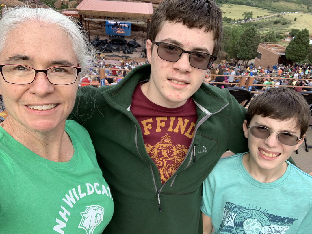 At Red Rocks to see Weird Al