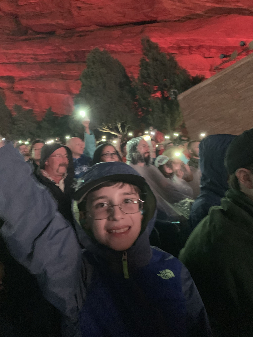 Rain won't stop Ted from rocking!