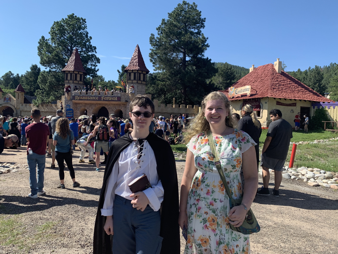 TIm and Sophie at the Renaissance Festival