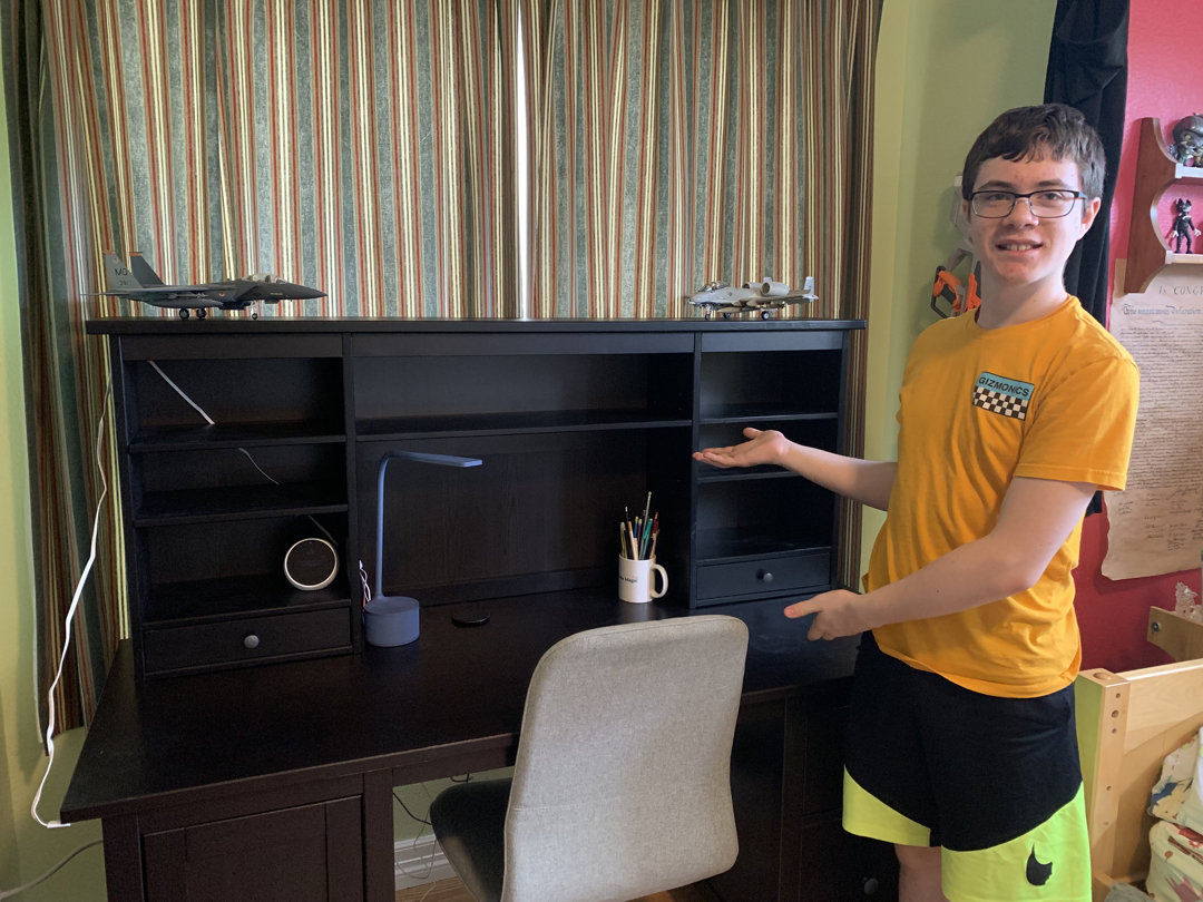 New desk for high school