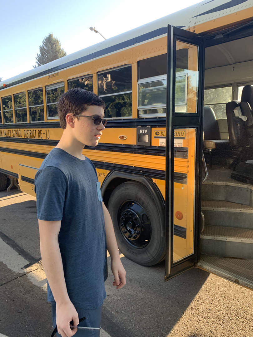 On the bus to 9th grade