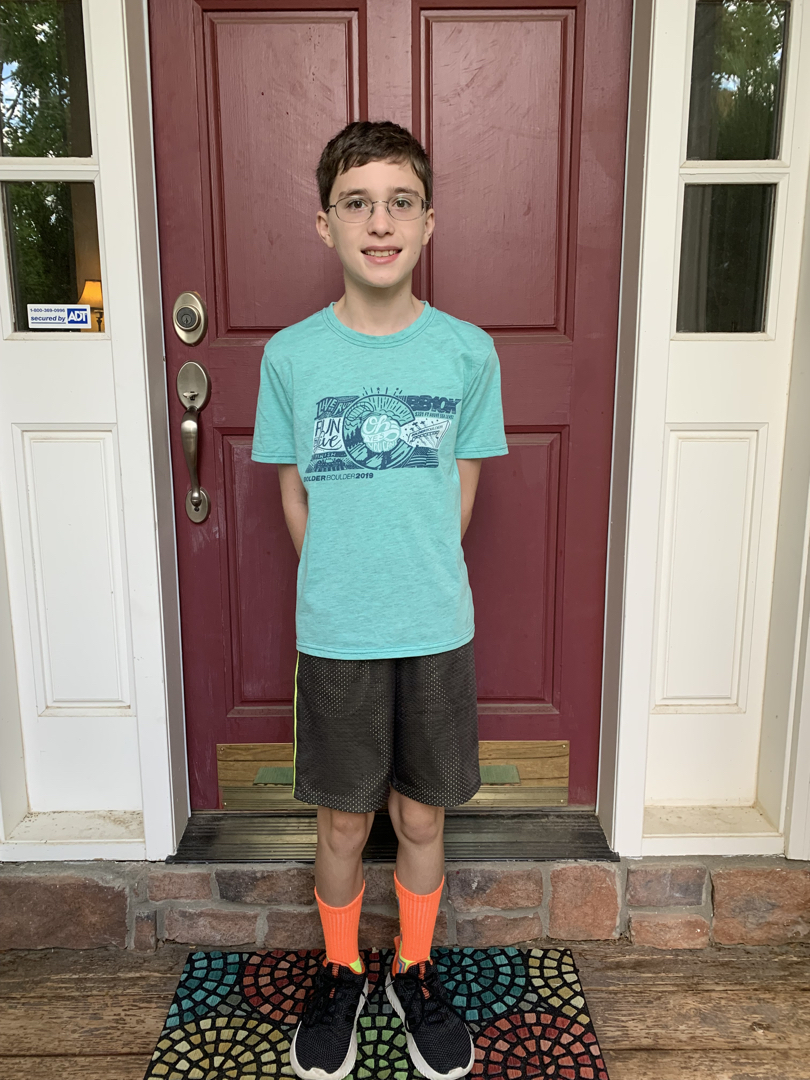 Ted's first day of 7th grade